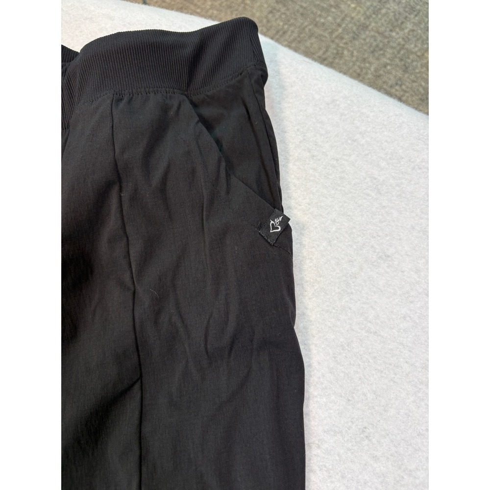 Torrid Happy Camper Black Nylon Ruched Jogger Pants Size 1 40755068 - Picture 4 of 8
